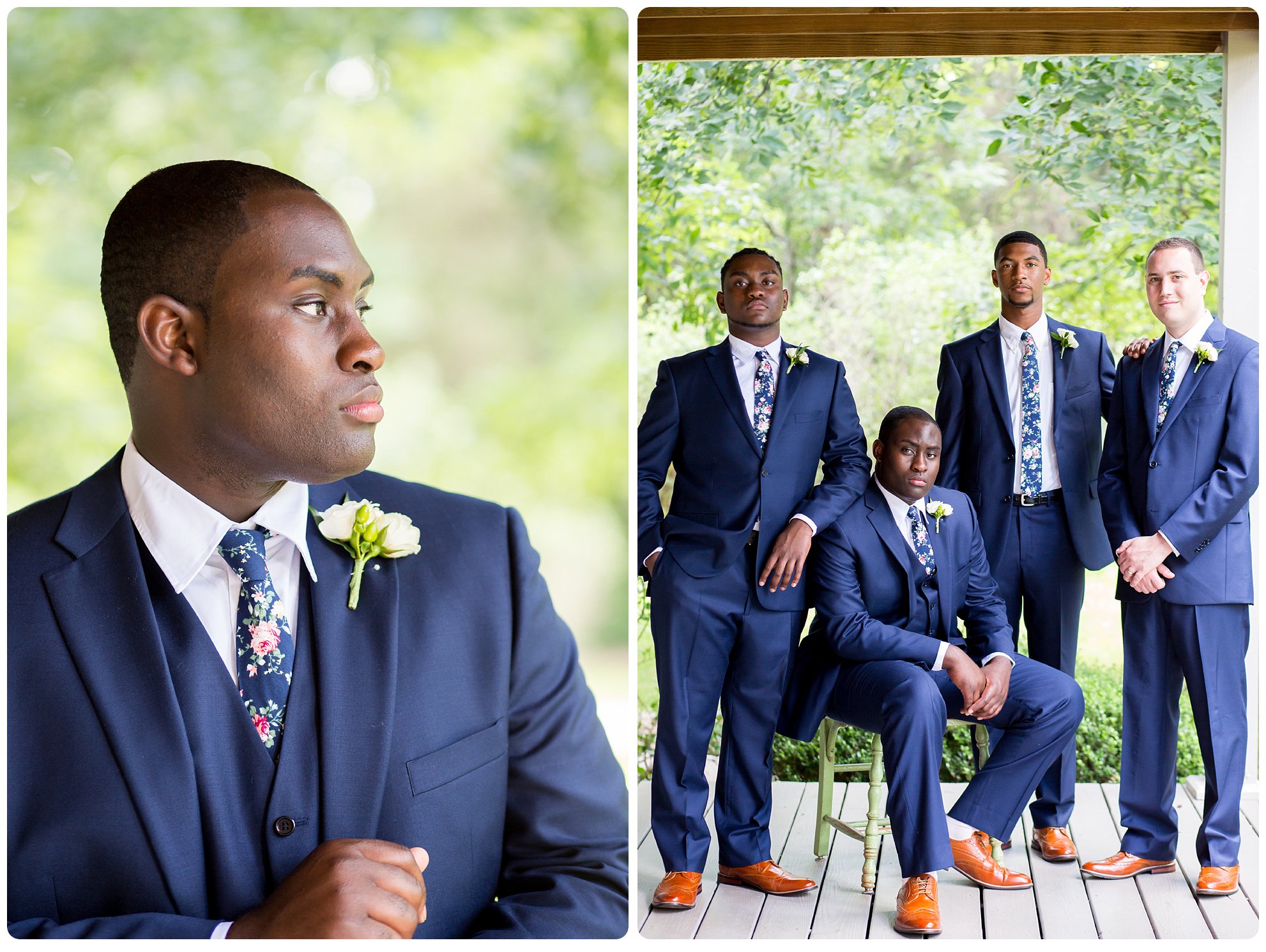 Nashville wedding at Iriswoods, Southern Belles and Blooms, navy tuxedo, whimsical garden wedding, southern wedding, southern bride, nashville bride, melanie grady photography, the best nashville wedding photographer, interracial couple wedding, mt juliet, southern groom