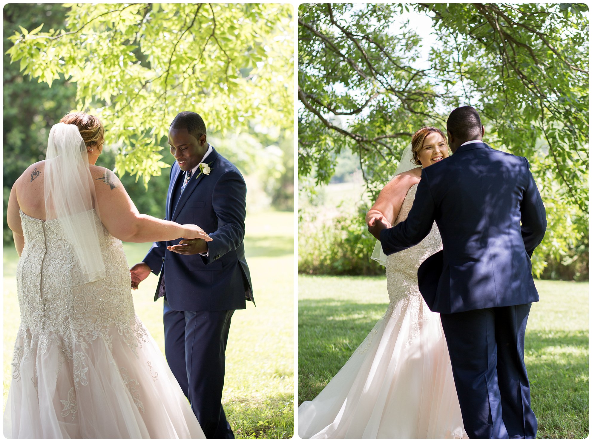 Nashville wedding at Iriswoods, Southern Belles and Blooms, navy tuxedo, whimsical garden wedding, southern wedding, southern bride, nashville bride, melanie grady photography, the best nashville wedding photographer, interracial couple wedding, mt juliet, first look