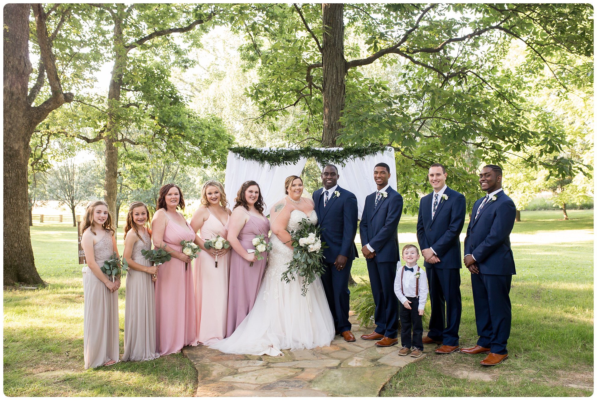 Nashville wedding at Iriswoods, Southern Belles and Blooms, navy tuxedo, whimsical garden wedding, southern wedding, southern bride, nashville bride, melanie grady photography, the best nashville wedding photographer, interracial couple wedding, mt juliet, 