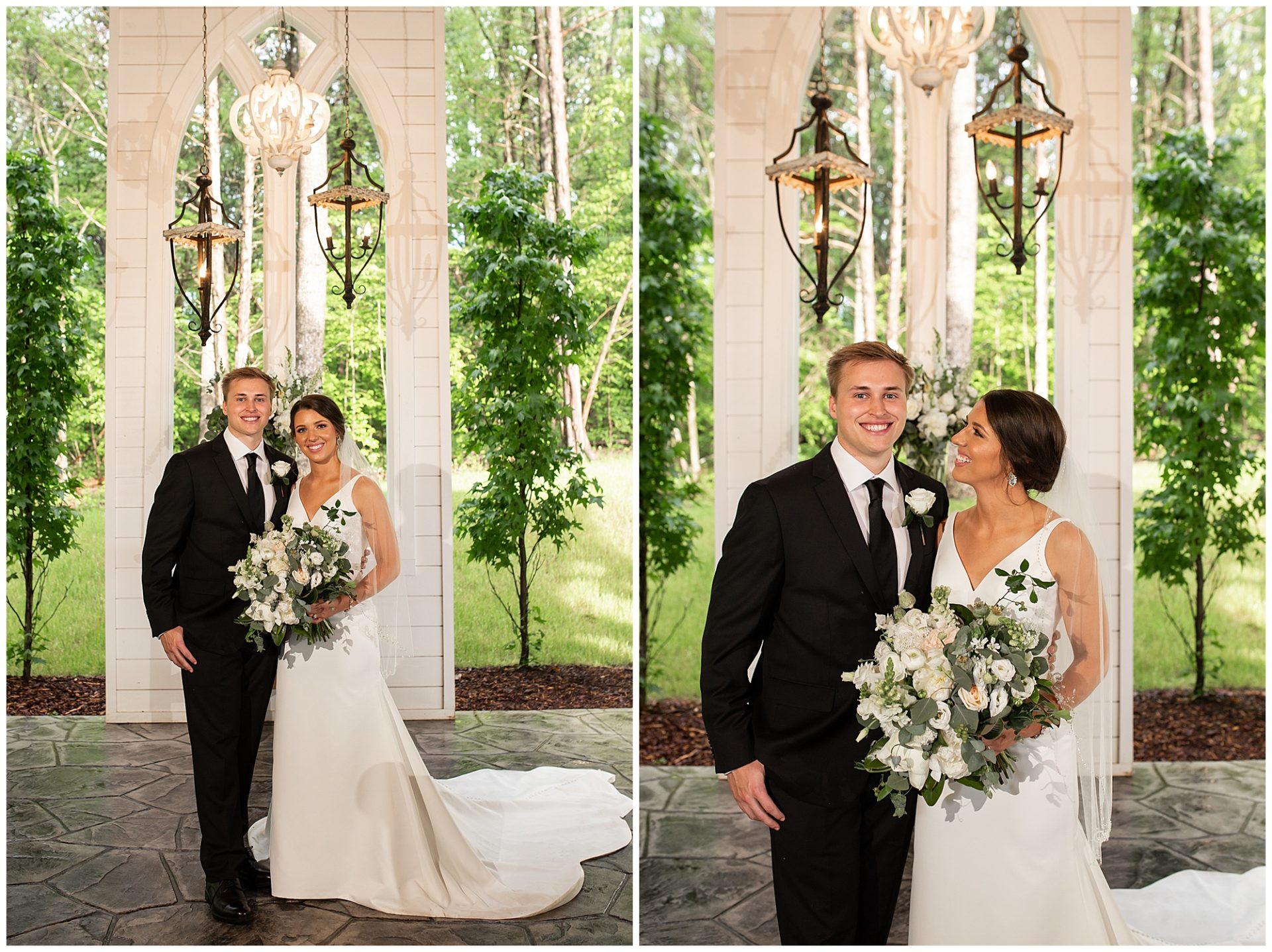 Chapel in the woods, firefly lane wedding, nashville wedding, open air chapel, bride and groom portraits