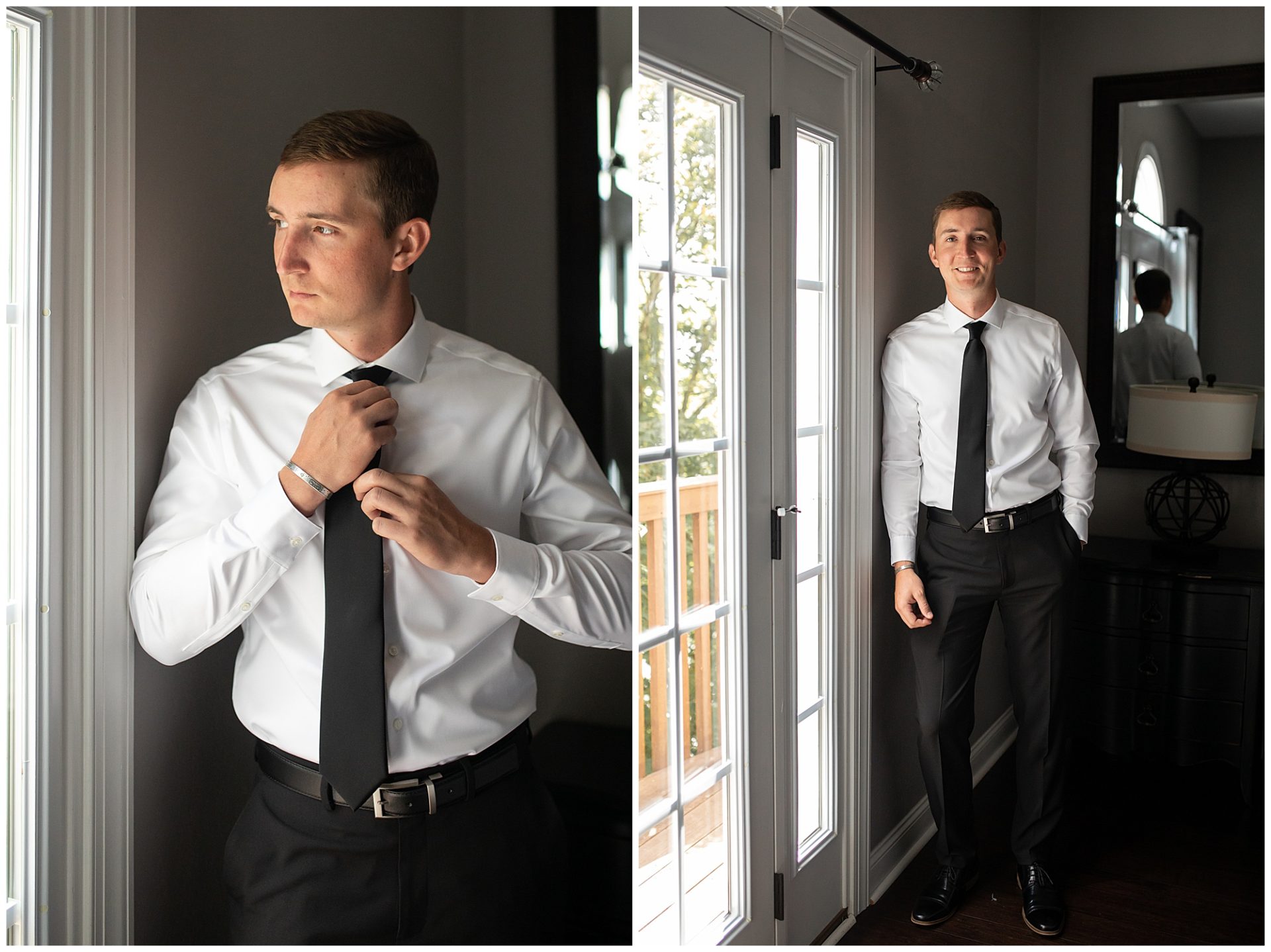 Groom getting ready at The Estate at Cherokee Dock in Nashville 